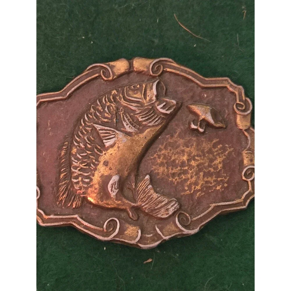 Vintage Brass Belt Buckle 